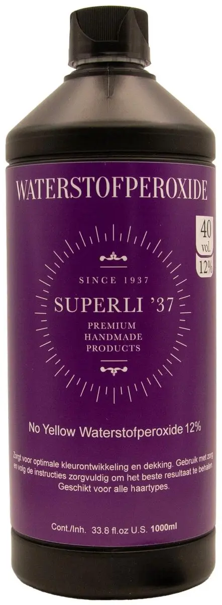 Superli '37 No Yellow Waterstof 12% Developer 1000ml