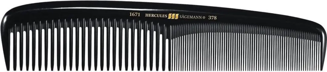 Hercules Sägemann 1671-378 Opscheerkam 7.5 Inch - Zwart