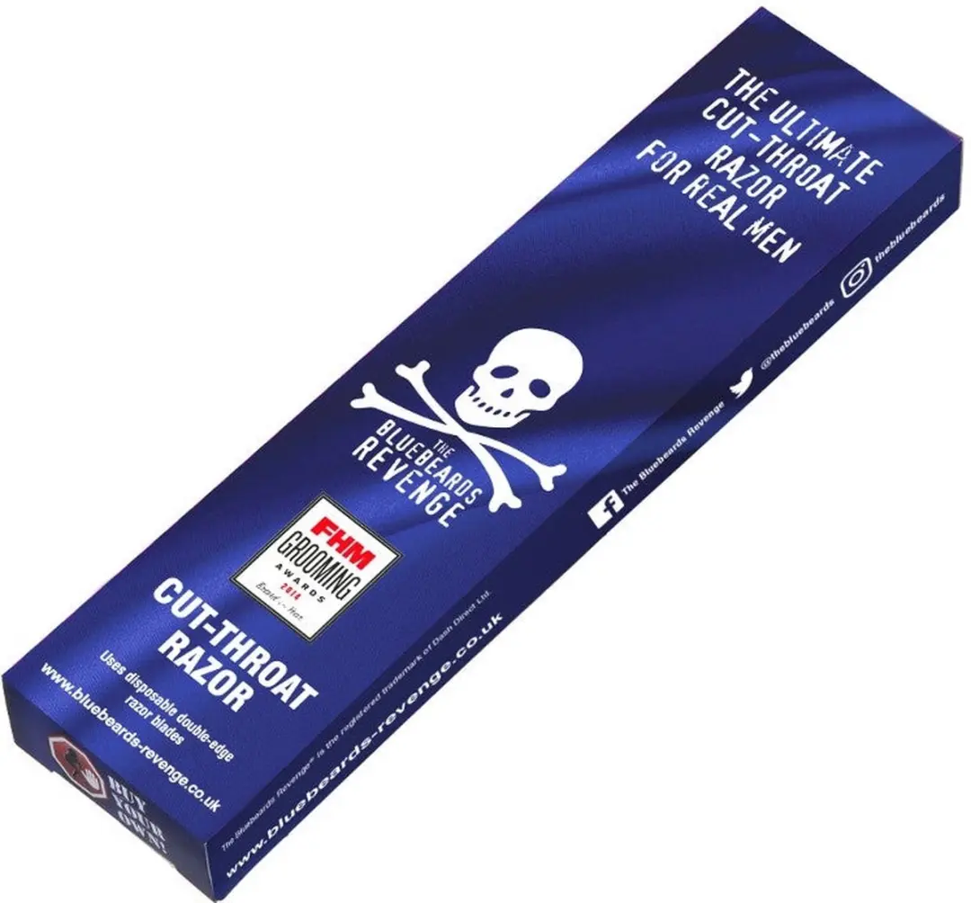 The Bluebeards Revenge Cut-Throat Razor - Blauw