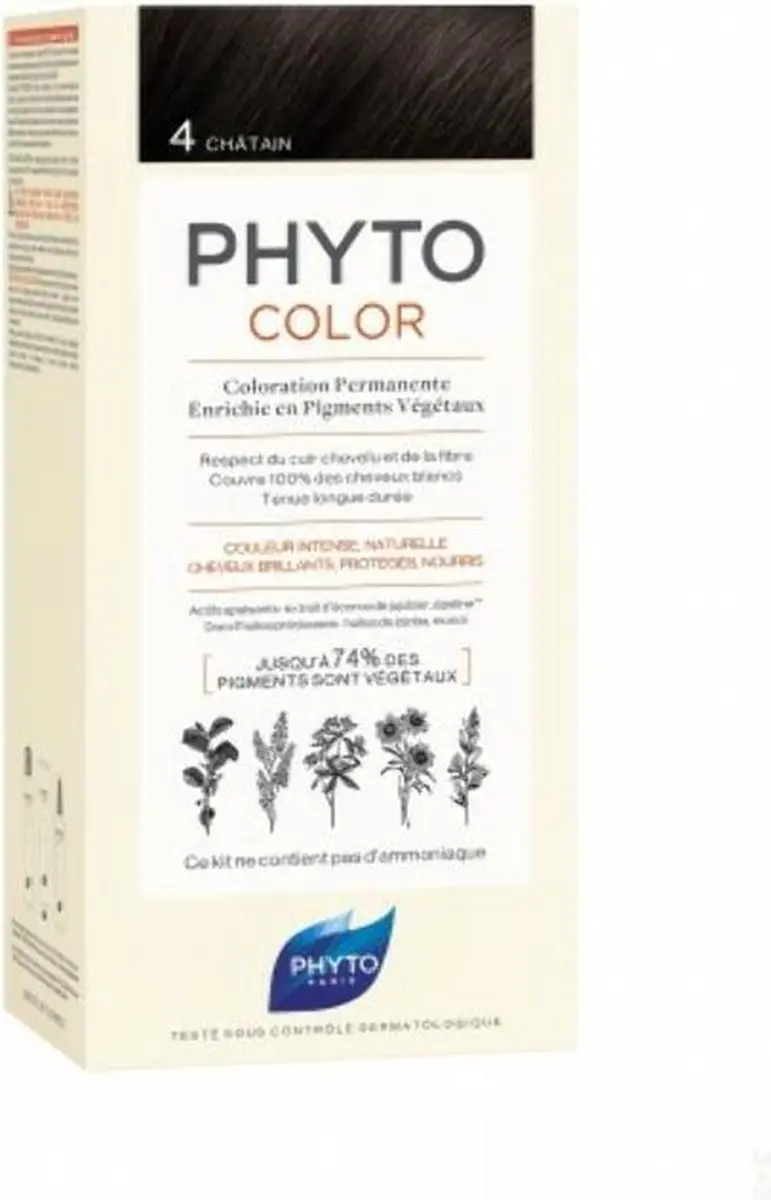 Phyto Haarkleuring Nr. 4 - Bruin 3ml