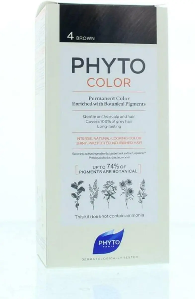 Phyto Haarkleuring Nr. 4 - Bruin 3ml