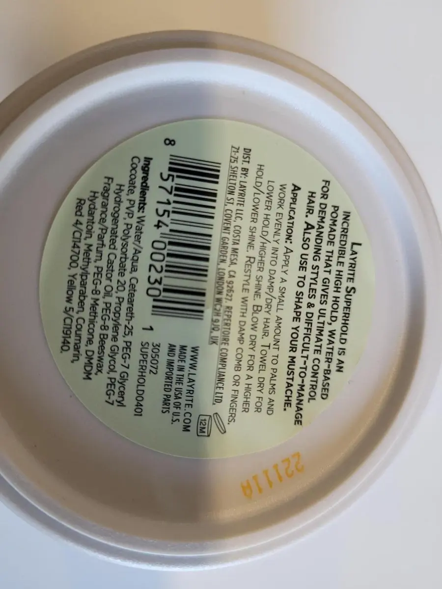 Layrite Cement Pomade 113g