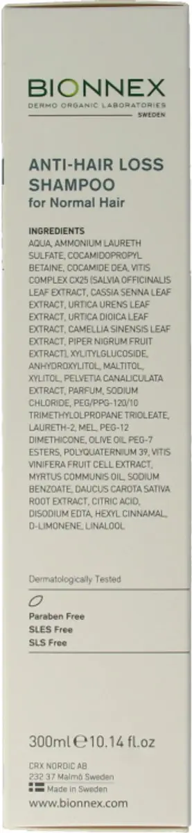 Bionnex Organica Anti-Haaruitval Shampoo 300ml