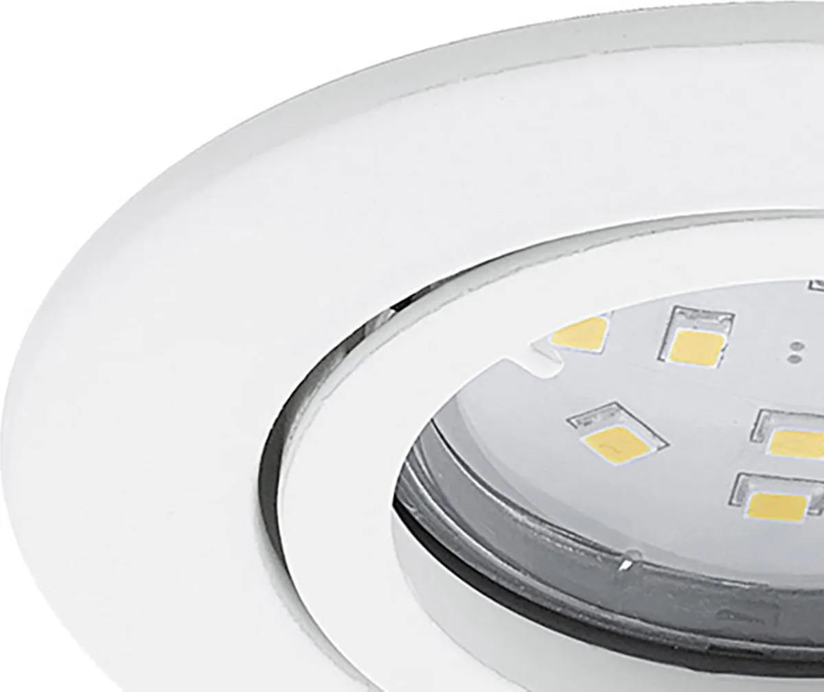 Eglo Tedo LED Inbouwspot 3 Stuks - Ø80mm - Kantelbaar - Wit