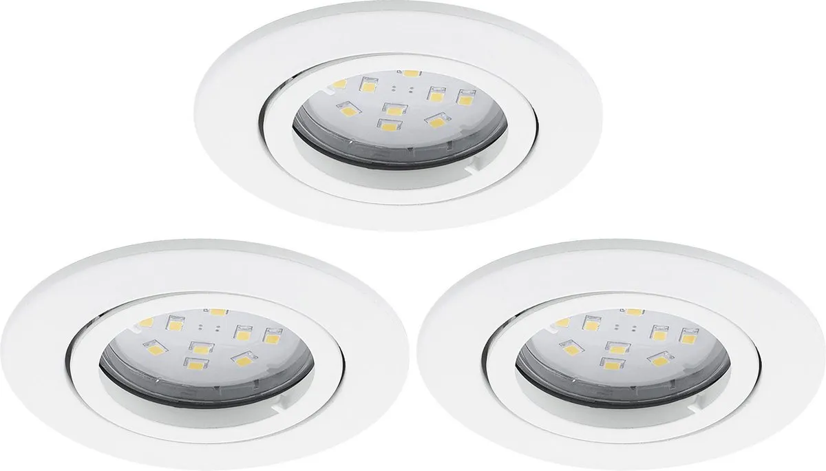Eglo Tedo LED Inbouwspot 3 Stuks