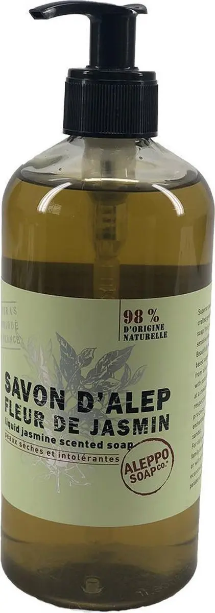 Aleppo Soap Co Jasmijnzeep met pomp 500ml