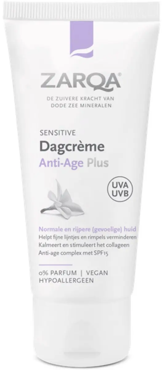 Zarqa Dagcreme Anti-Age Plus SPF15 Sensitive - 3x50ml