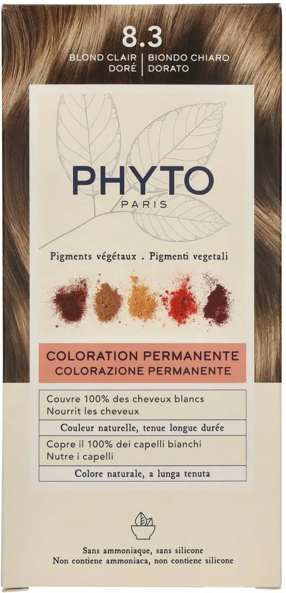 Phyto Paris Color 8.3 Permanent Haarkleuring - 3ml