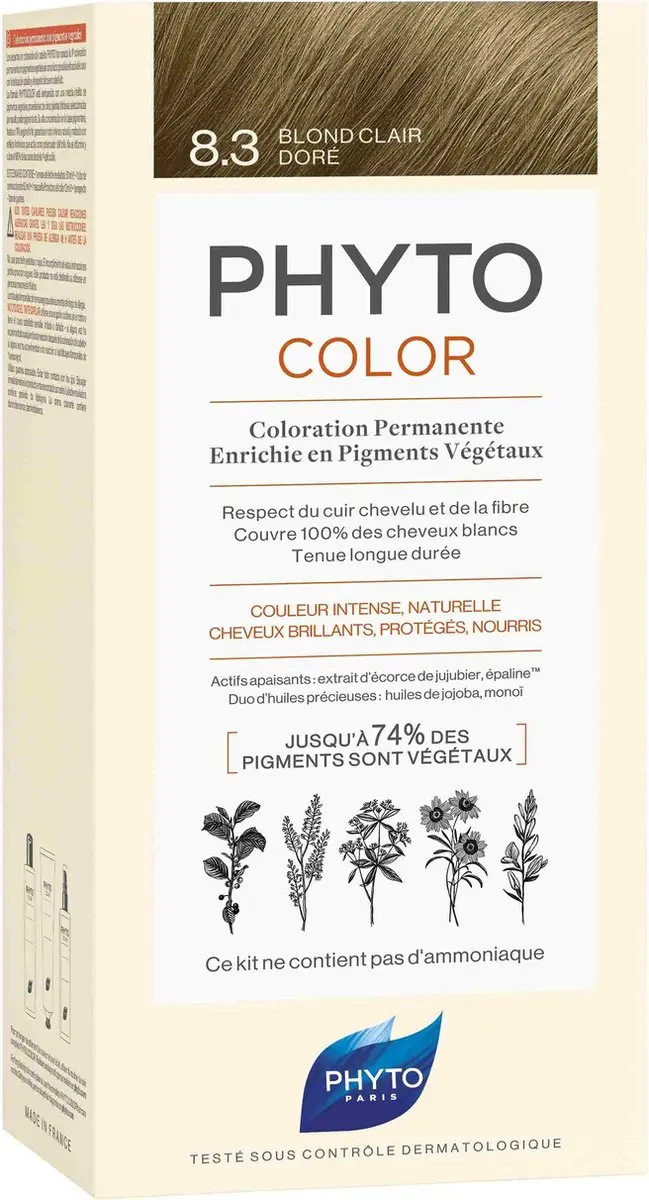 Phyto Paris Color 8.3 Permanent Haarkleuring