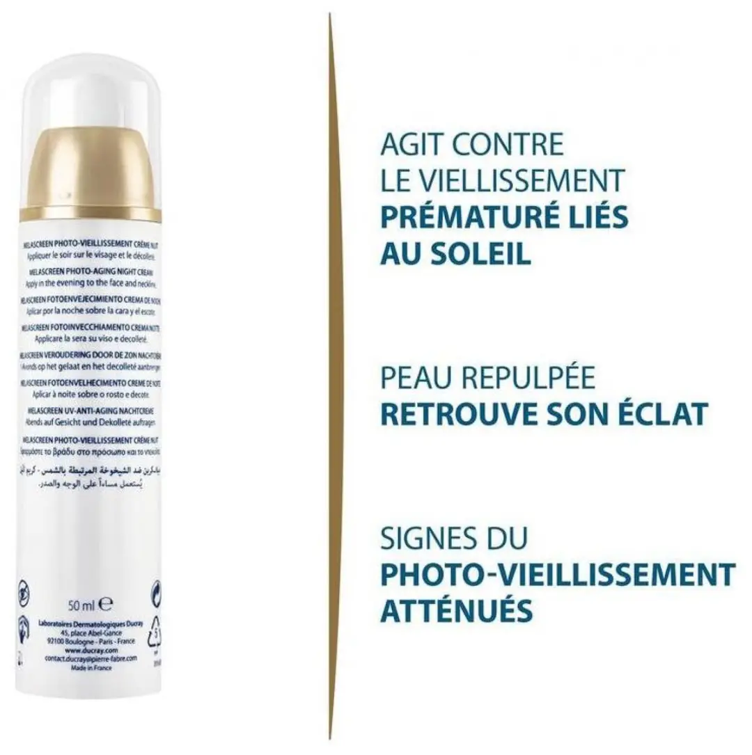 Ducray Melascreen Nachtcrème 50ml