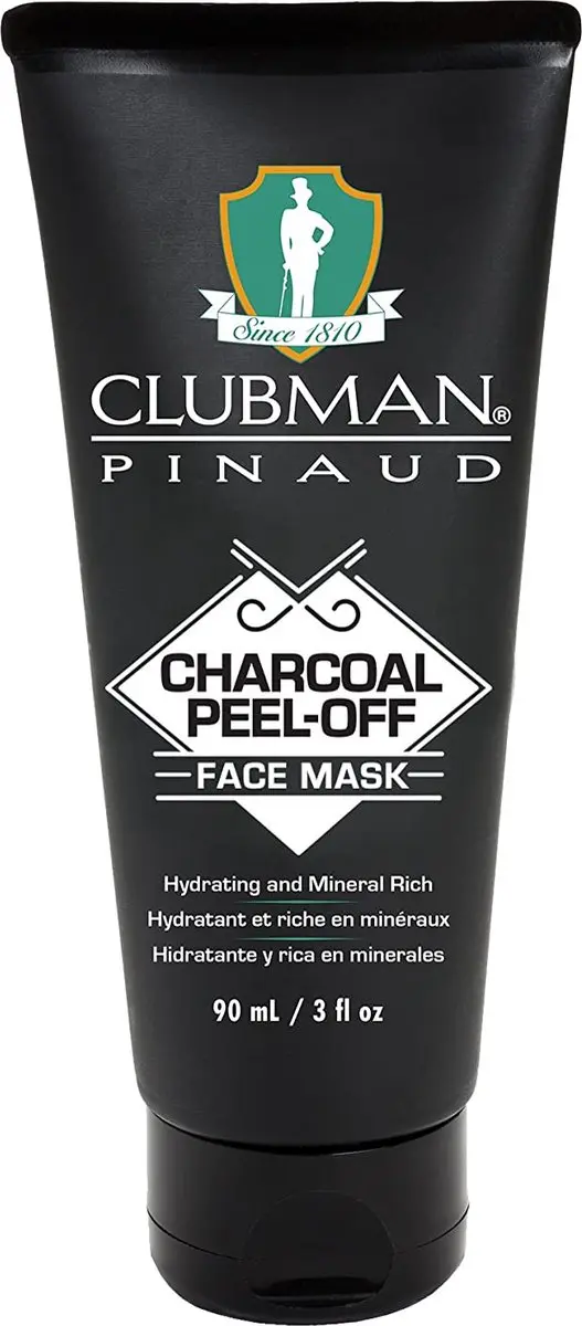 Clubman Pinaud Peel-Off Black Charcoal Masker 90ml