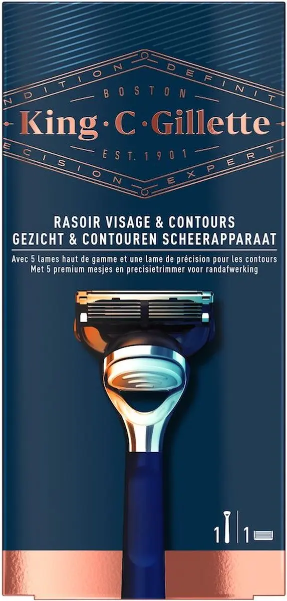 King C. Gillette Gezicht & Contouren Scheersysteem