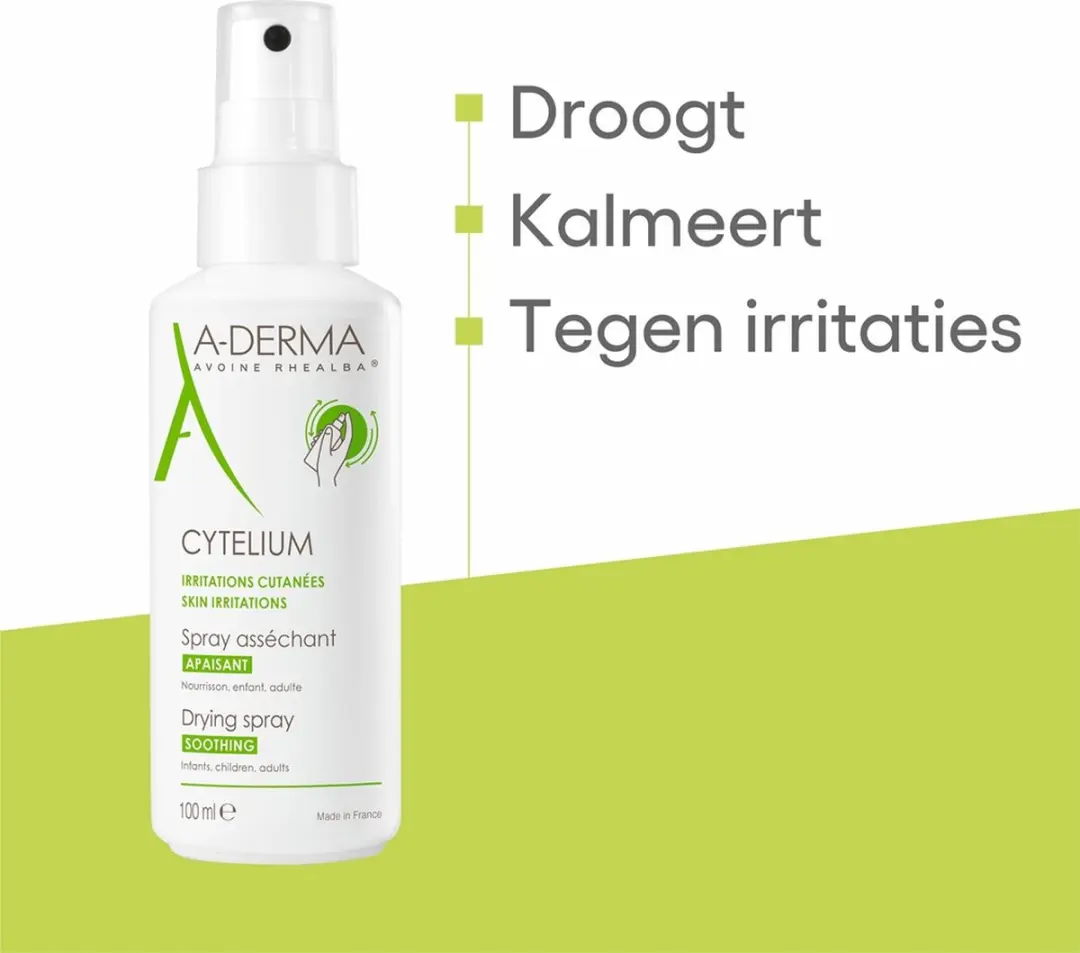 A-Derma Cytelium Spray Asséchant Dagcrème 100ml