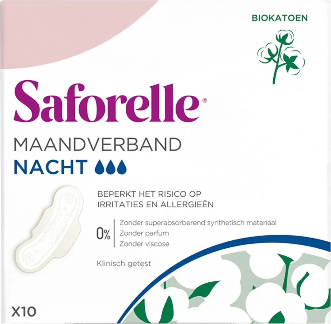 Saforelle Nacht Hygiënische Handdoeken