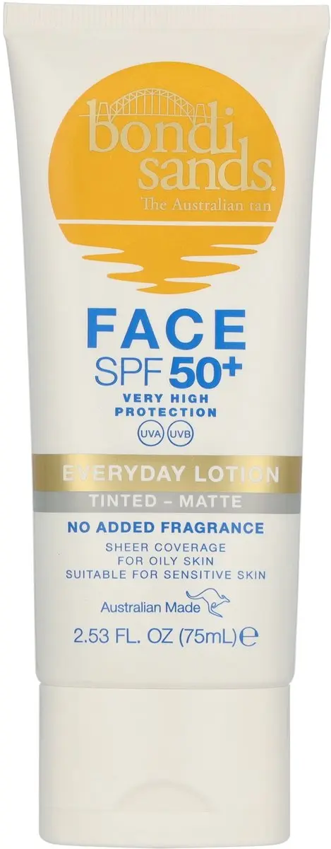 Bondi Sands Everyday Face Lotion Tinted Matte SPF50+ 75ml