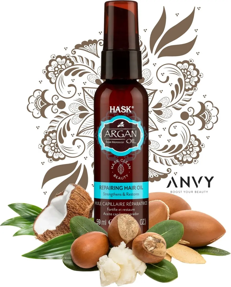 Hask Argan Oil Repairing Shine Oil 59ml