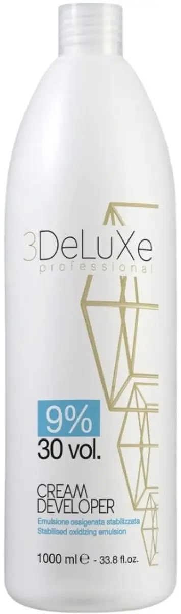 3Deluxe Cream Developer 9% 1000ml - Full Coverage Blond