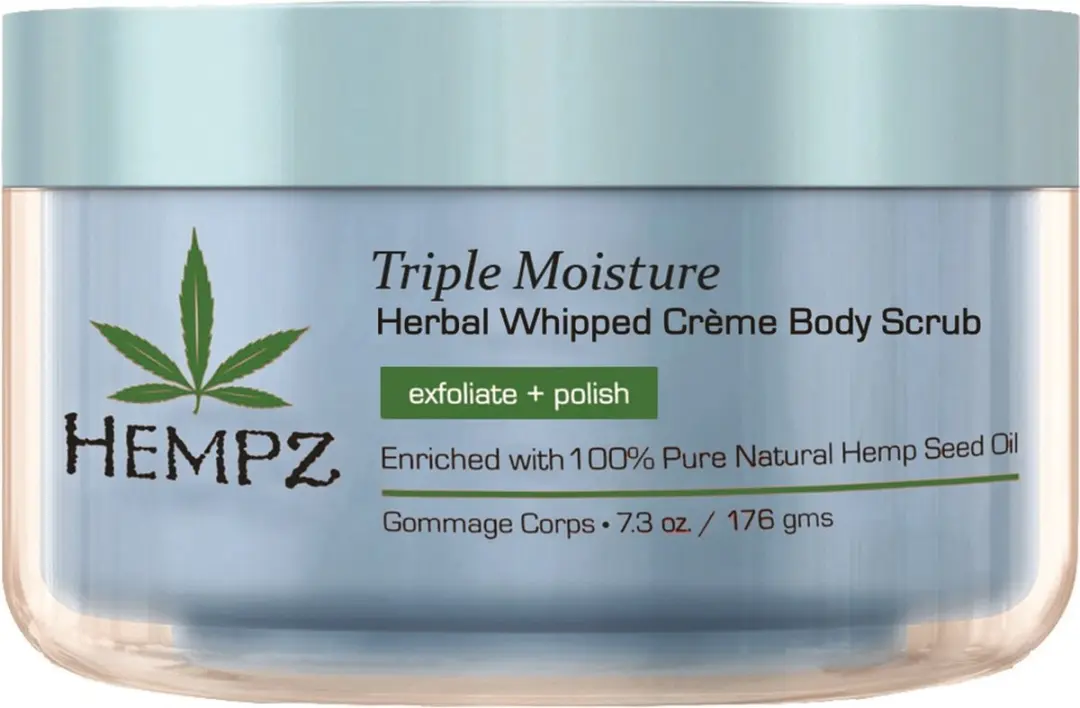 Hempz Triple Moisture Herbal Whipped Creme Body Scrub 176g