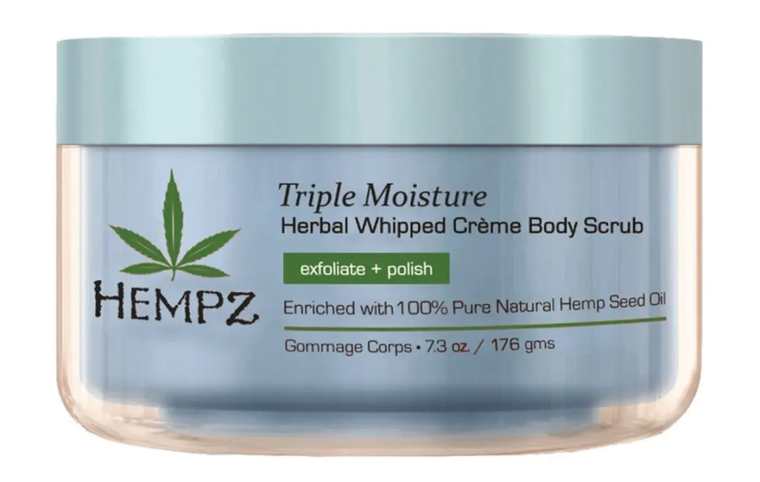Hempz Triple Moisture Herbal Whipped Creme Body Scrub 176g