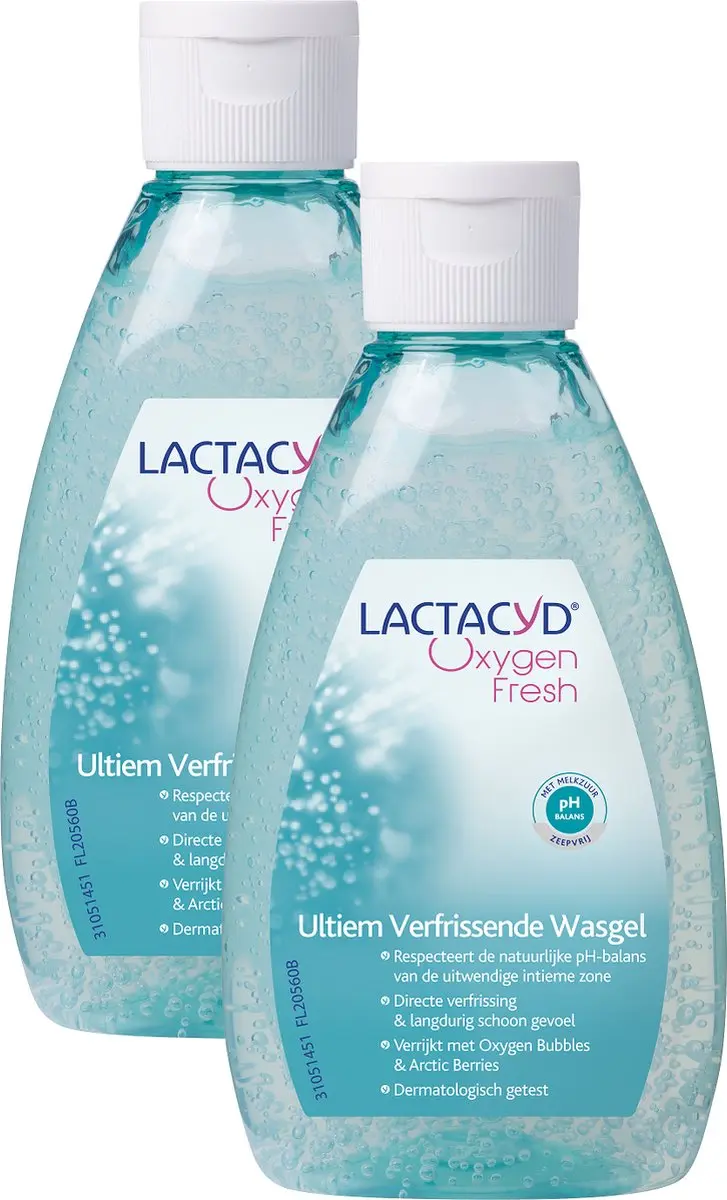 Lactacyd Oxygen Fresh Intieme Wasgel 200ml - 2 Stuks