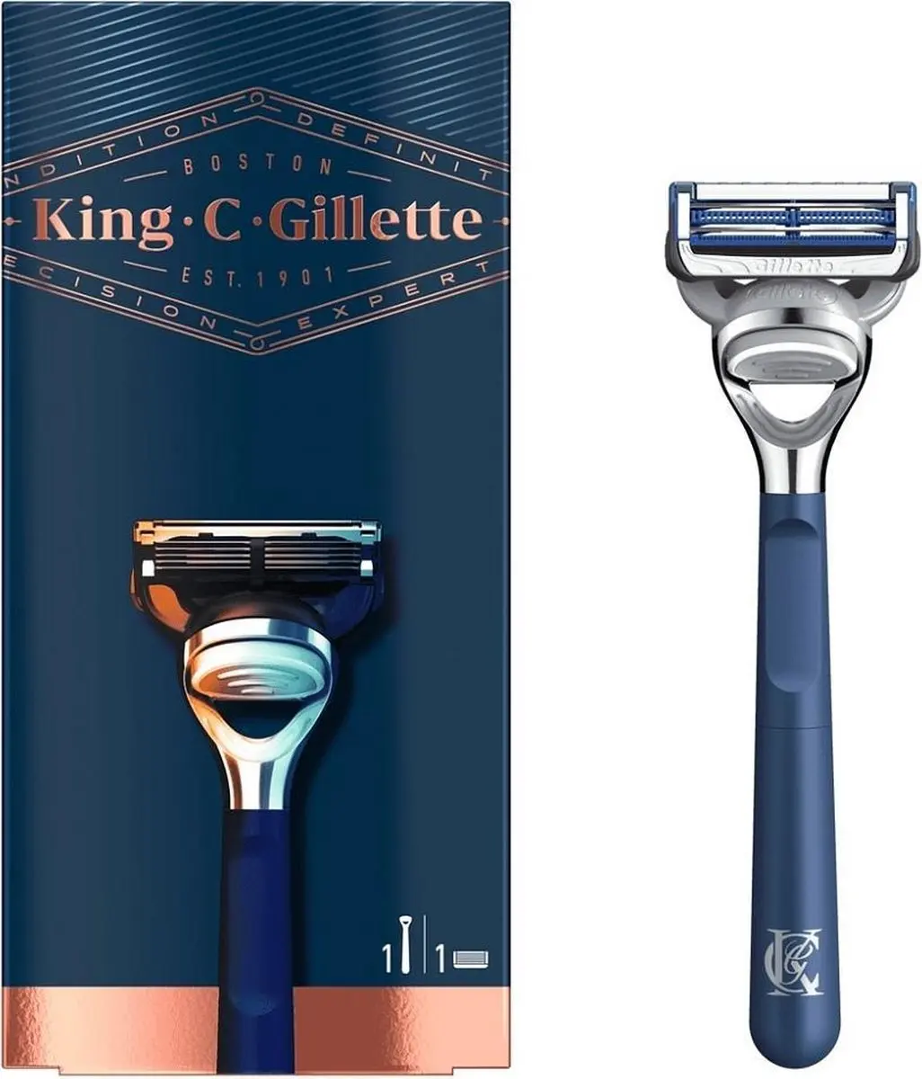 King C. Gillette Scheerapparaat Hals