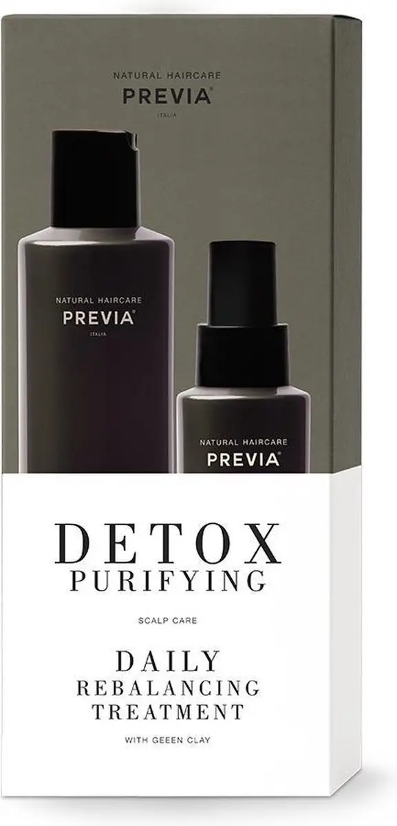 Previa Natural Haircare Extra Life Detox Rebalancing Treatment 1.10 Raven Black