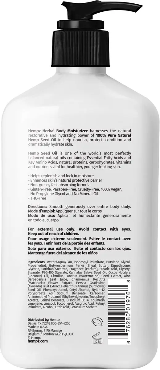 Hempz Original Fresh Coconut & Watermelon Body Lotion 500ml