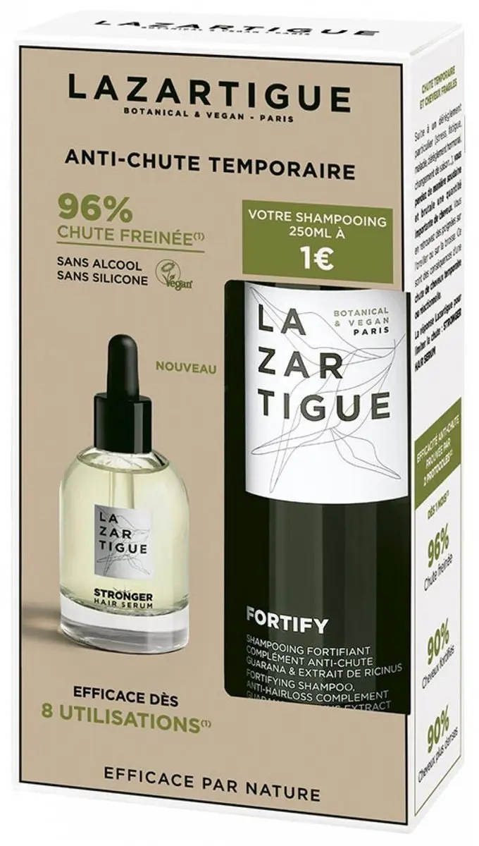 Lazartigue Anti-haaruitval Set - Shampoo & Serum 300ml