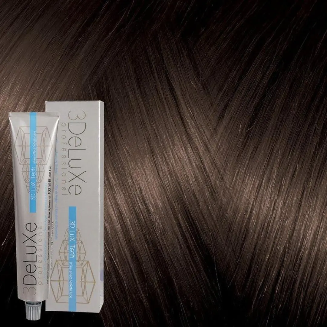 3Deluxe Haarverf Cream 6.13 Donkerbruin - 100ml