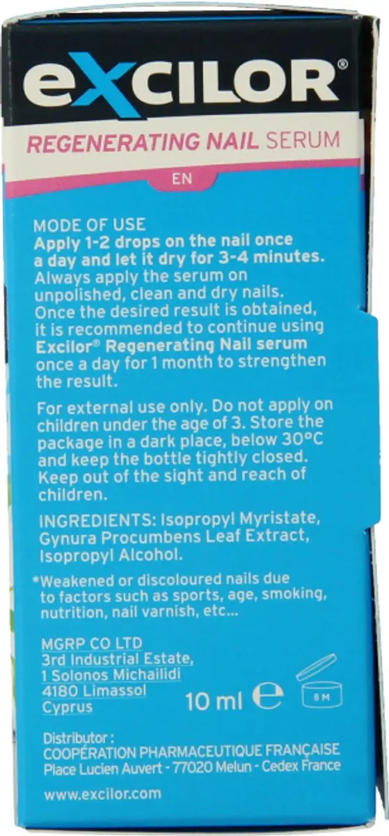 Excilor Regenererend Nagelserum 10ml