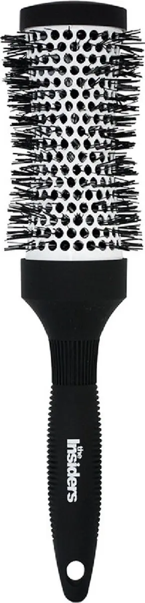 The Insiders Ceramic Thermal Round Brush Medium - Zwart