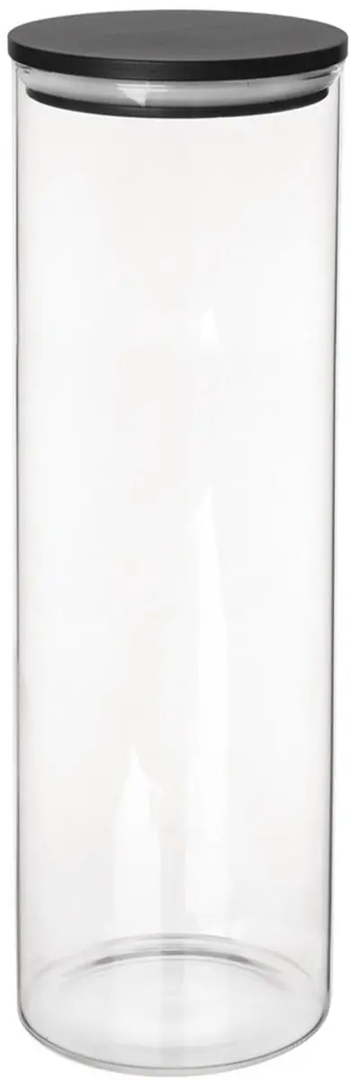 Orion Keukenopbergcontainer 1,5L - Borosilicaatglas met bamboedeksel