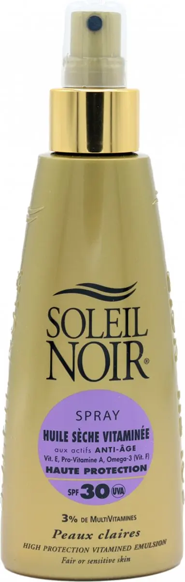 Soleil Noir Gevitamineerde Droge Olie SPF30 Spray 150ml