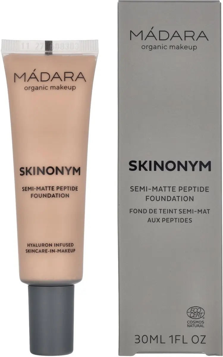 MÁDARA Skinonym Peptide Foundation 30ml - 30 Rose Ivory
