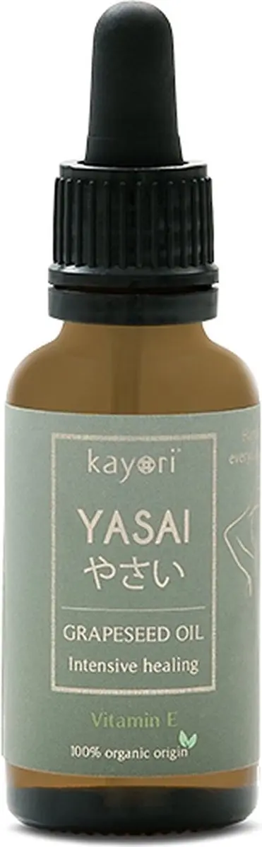 Kayori Gezichtsverzorging Olie Refined Grapeseed Oil 30ml