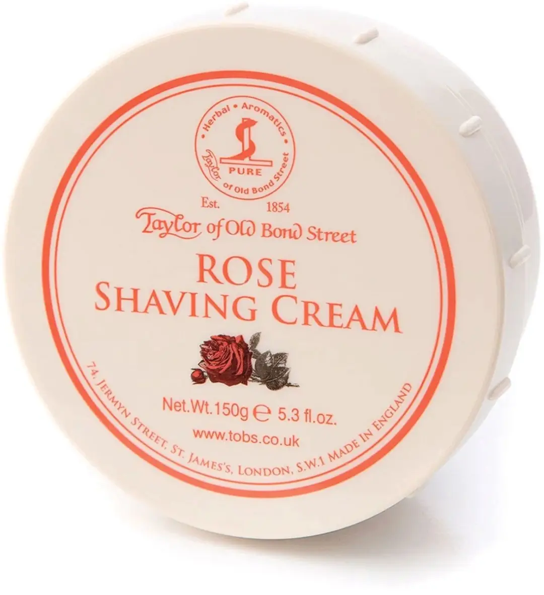 Taylor of Old Bond Street Rose Scheercrème 150ml