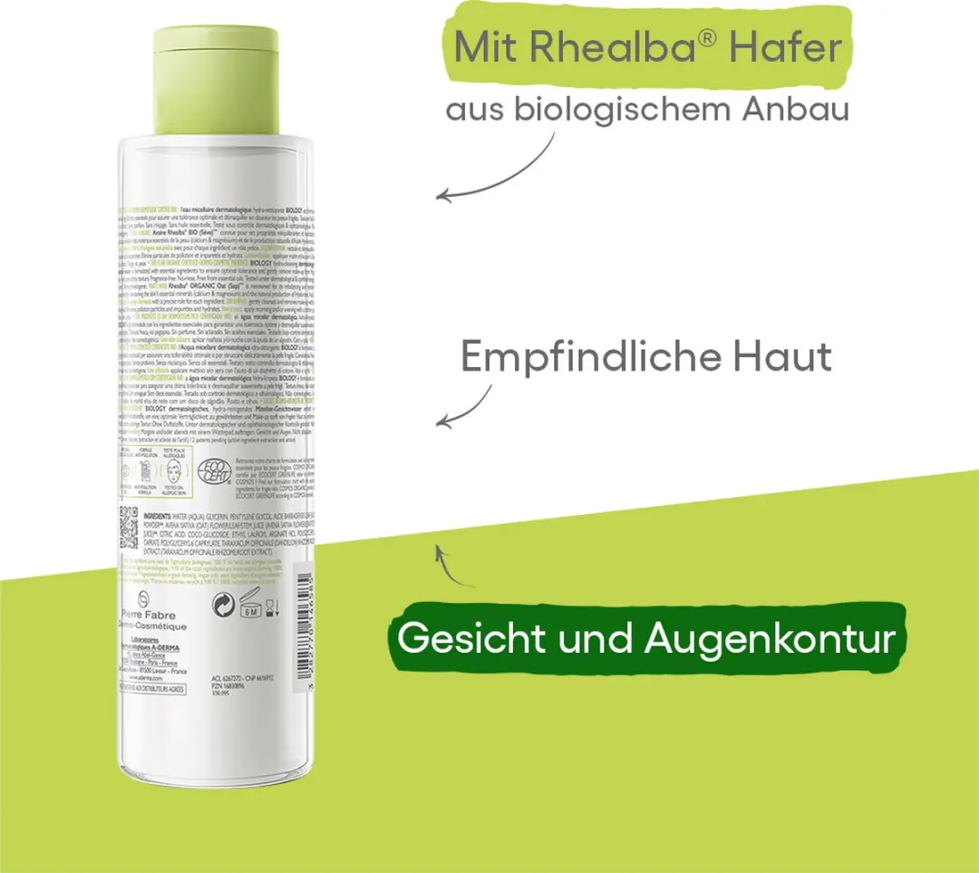 A-Derma Biology Hydraterend Micellair Water 200ml