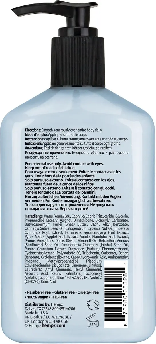 Hempz Triple Moisture Herbal Whipped Bodycrème 250ml