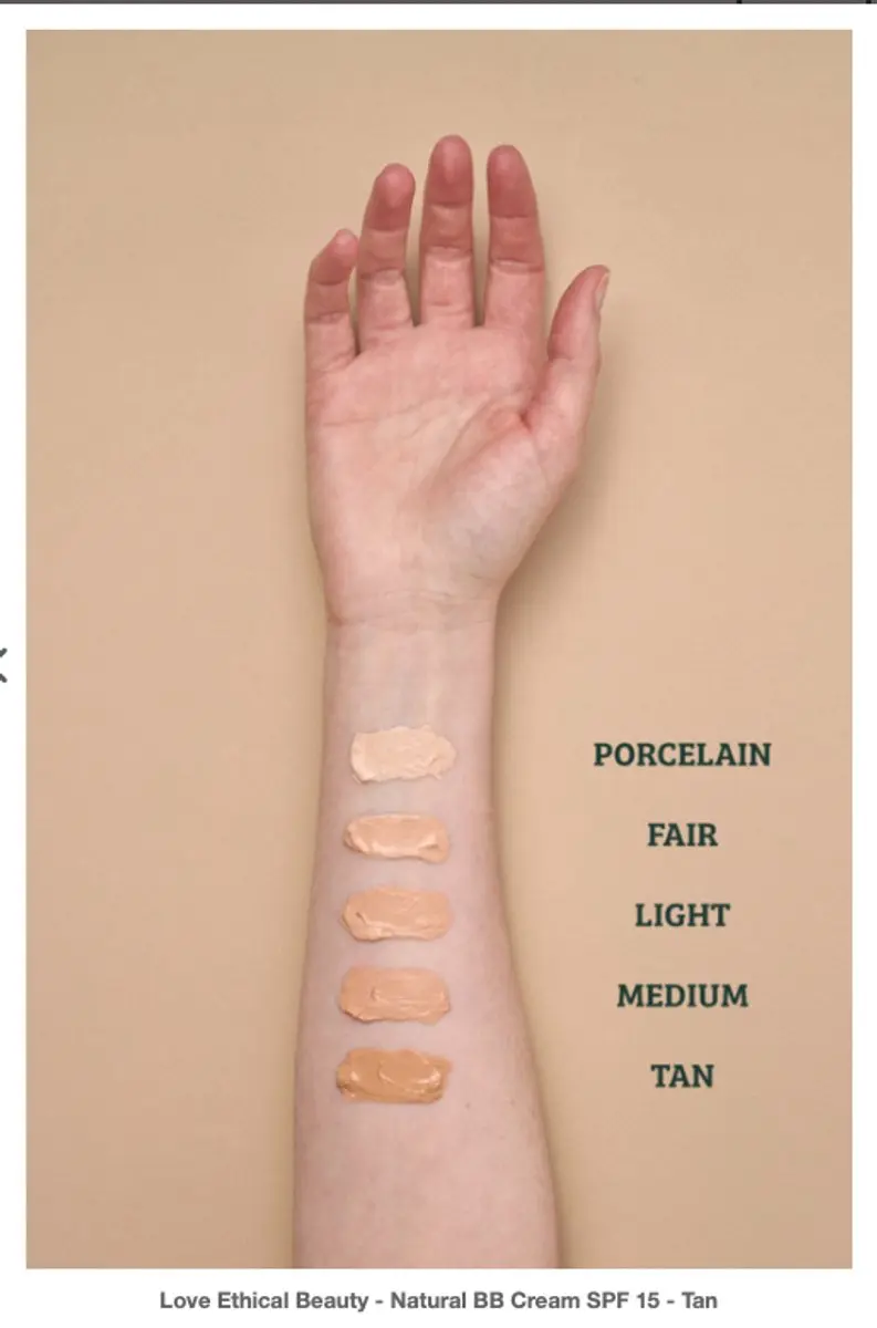 Love Ethical Beauty Natural BB Cream SPF 15 - Tan 30ml