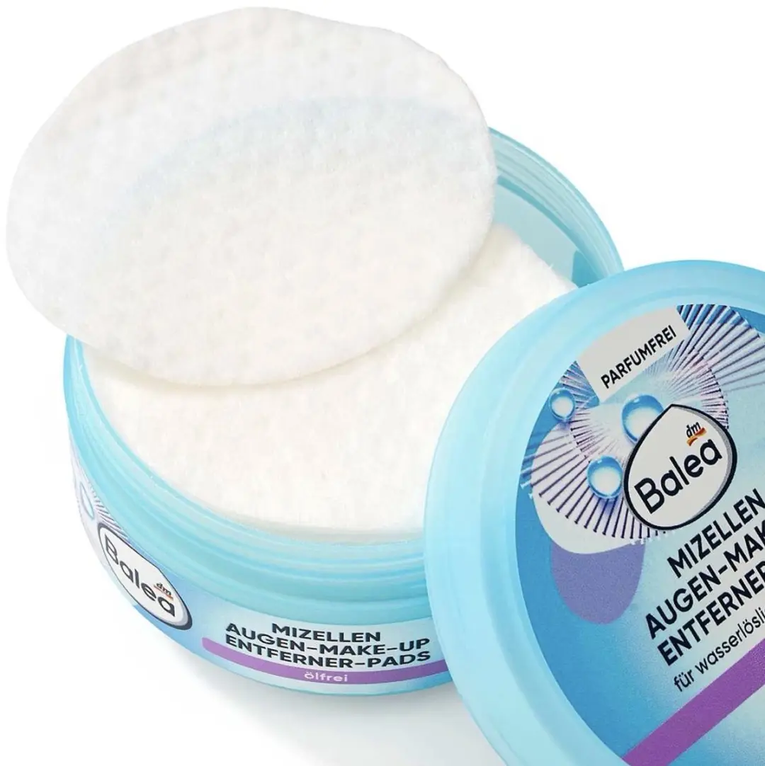 Balea Olievrije Oogmake-up Remover Pads - 50 Stuks