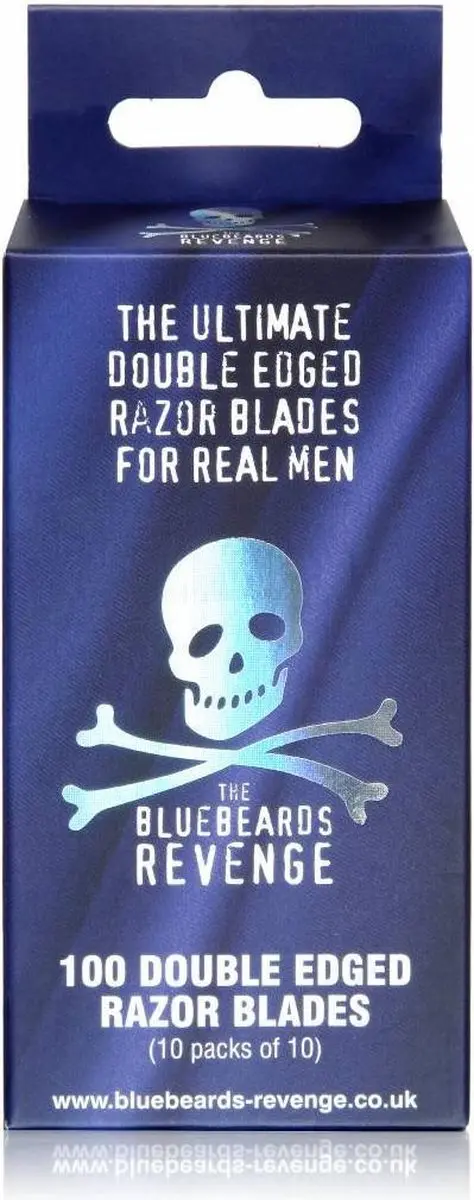 The Bluebeards Revenge Double-Edge Mesjes - 100 Stuks - Metaal