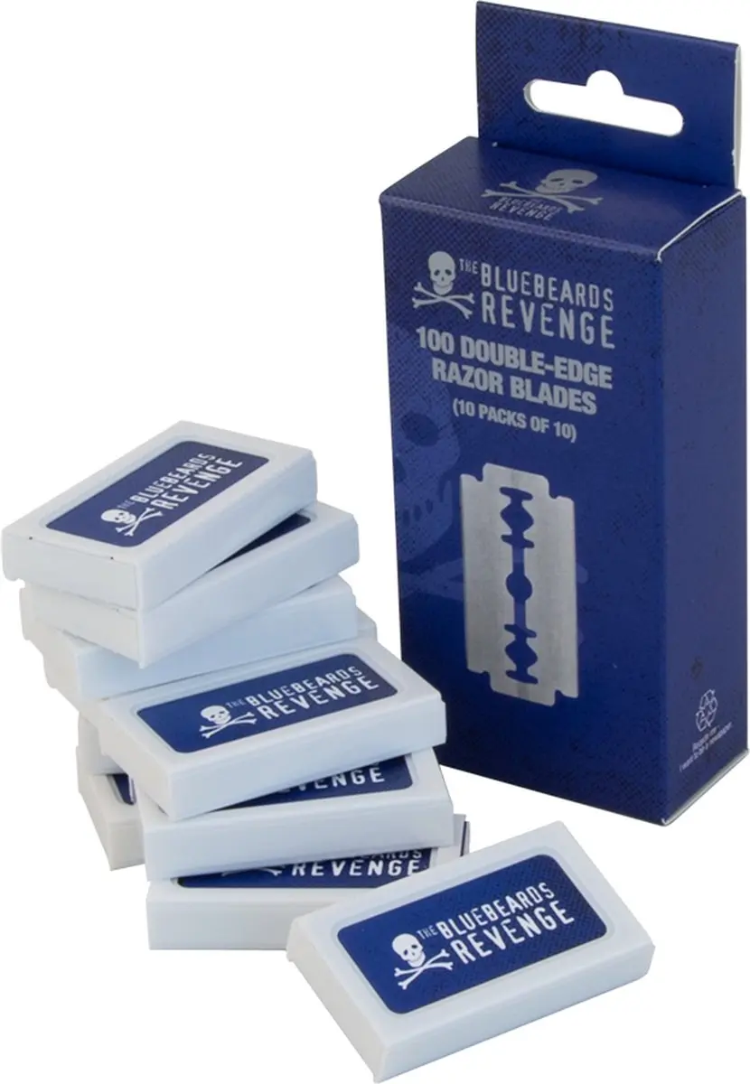 The Bluebeards Revenge Double-Edge Mesjes - 100 Stuks - Metaal