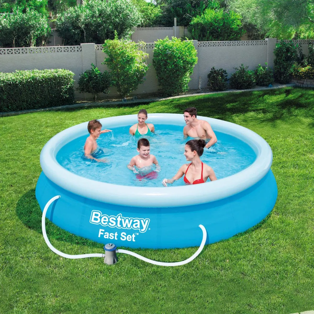 Bestway Fast Set Zwembad 366x76cm - Blauw