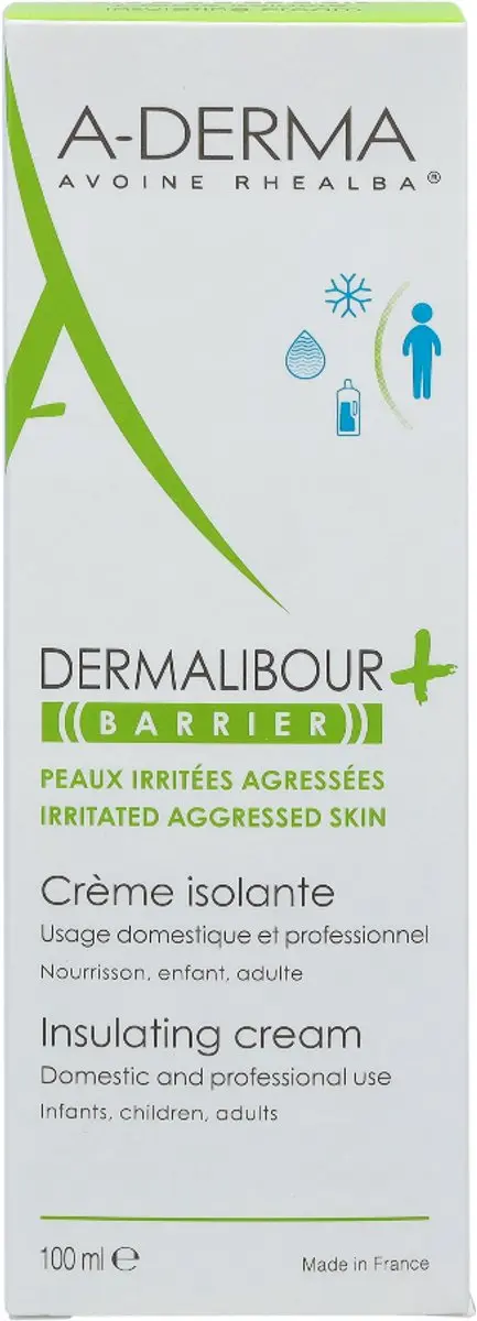 A-Derma Dermalibour+ Barrier Beschermende Crème 100ml