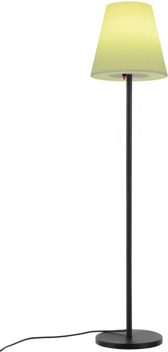 Eglo Alghera Staande Lamp Buiten E27 - 148,5 cm - Zwart/Wit