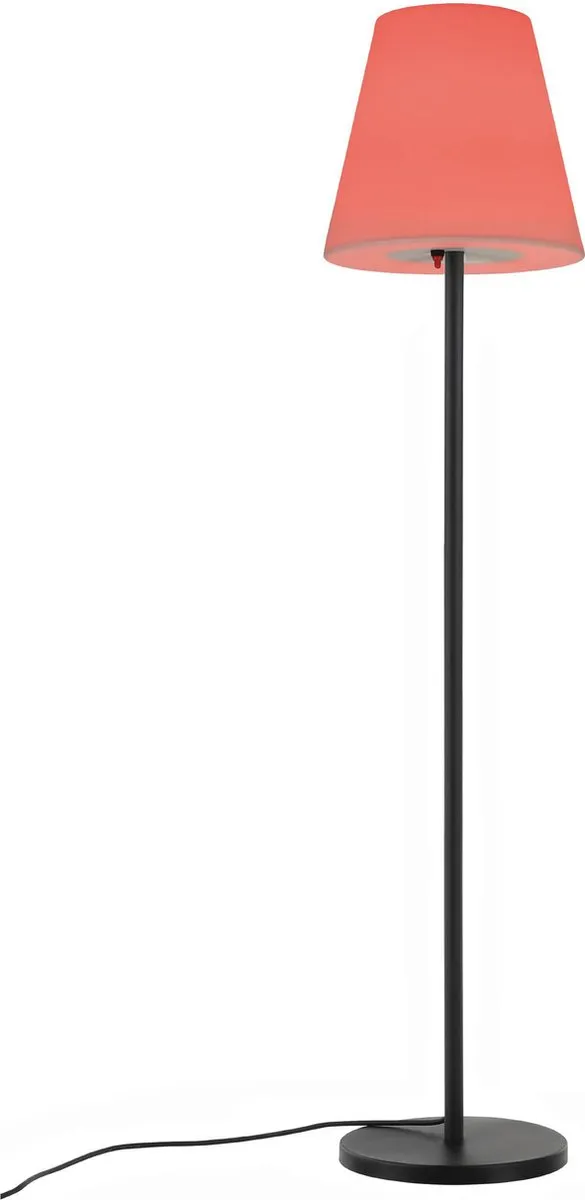 Eglo Alghera Staande Lamp Buiten E27 - 148,5 cm - Zwart/Wit - afbeelding 6 van 6