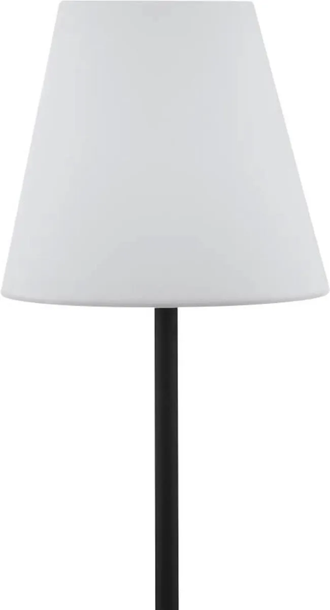 Eglo Alghera Staande Lamp Buiten E27 - 148,5 cm - Zwart/Wit
