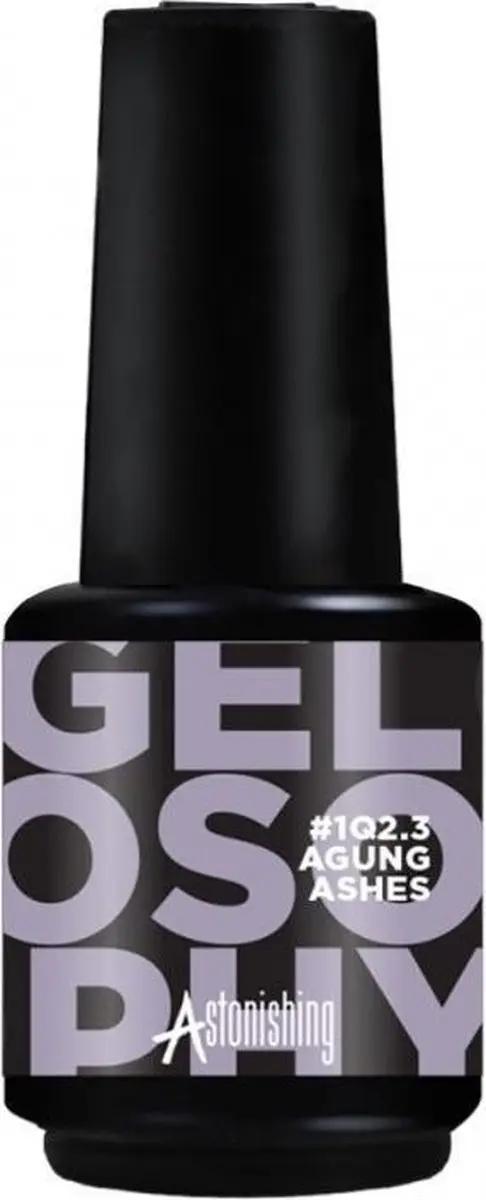 Astonishing Nails Gelosophy Nagellak Agung Ashes 15ml