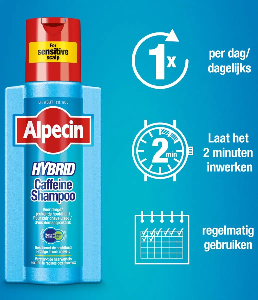 Alpecin Hybrid Shampoo 3x250ml