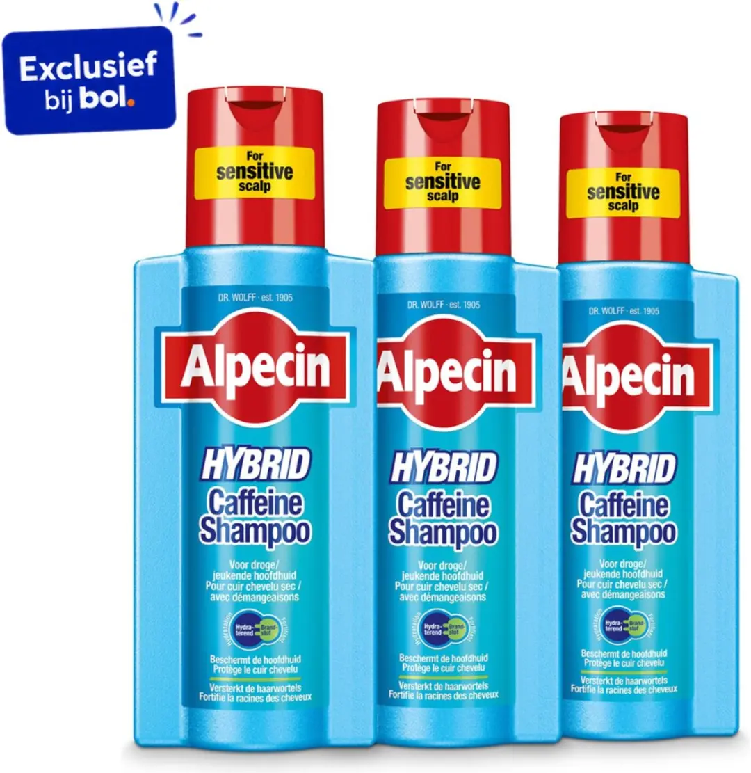 Alpecin Hybrid Shampoo 3x250ml
